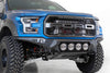 Addictive Desert Designs F110014110103 fits Ford 17-20 F-150 Raptor Bomber Front Bumper w/ 4 Rigid 360 6in Round Mounts