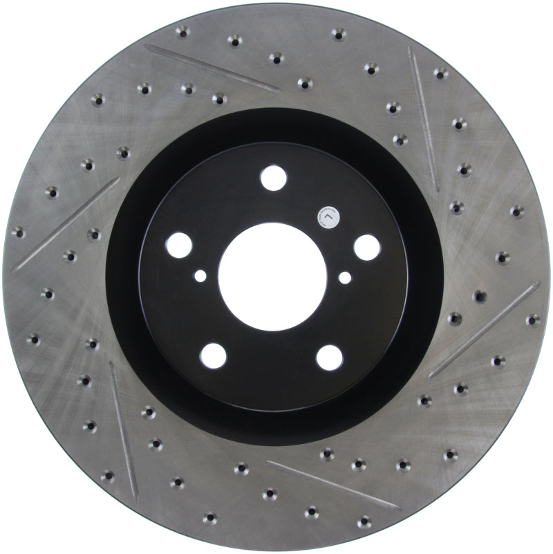Stoptech 127.44184L 14 Lexus IS Slotted & Drilled Front Left Rotor