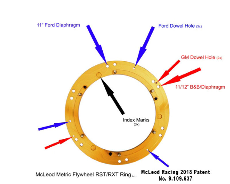 McLeod Racing RST HD Twin - Metric Ring - 01.5-04 Ford Mustang 4.6L - 1-1/16 x 10 - Cable Linkage