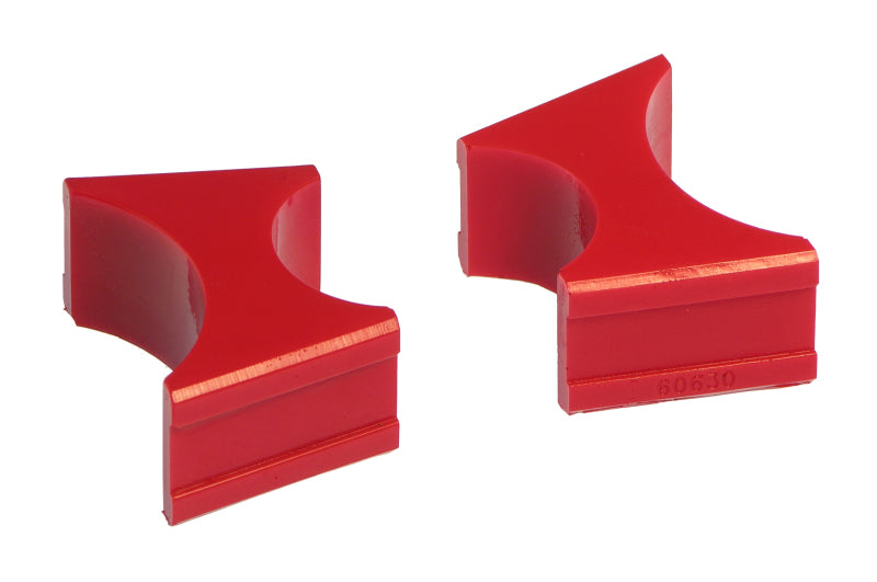 Prothane 19-1719 Universal Shock Reservoir Mounts - 1.5/2.5 Diameter - Red