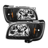 5056214 Xtune fits Toyota 01-04 Tacoma 1 Piece w/ Black Trim Crystal Headlight