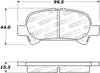Stoptech 308.0828 02-06 Toyota Camry Street Performance Rear Brake Pads