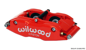 Wilwood 120-8062-RRD Caliper-BNSL4R-Red 1.25in Pistons 1.10in Disc