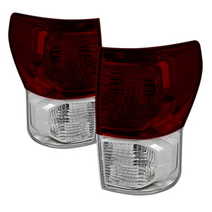 9030239 Xtune fits Toyota 07-20 Tundra 2013 OEM Style Tail Lights Red Smoked A