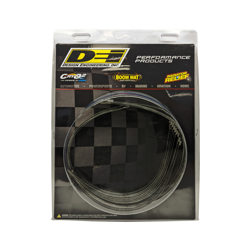 DEI  10216 Stainless Steel Positive Locking Tie Eight 1/4in (7mm) x 9in and Four