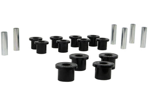 Whiteline W73820 fits Jeep Wrangler Spring - Eye Front/Rear And Shackle Bushing