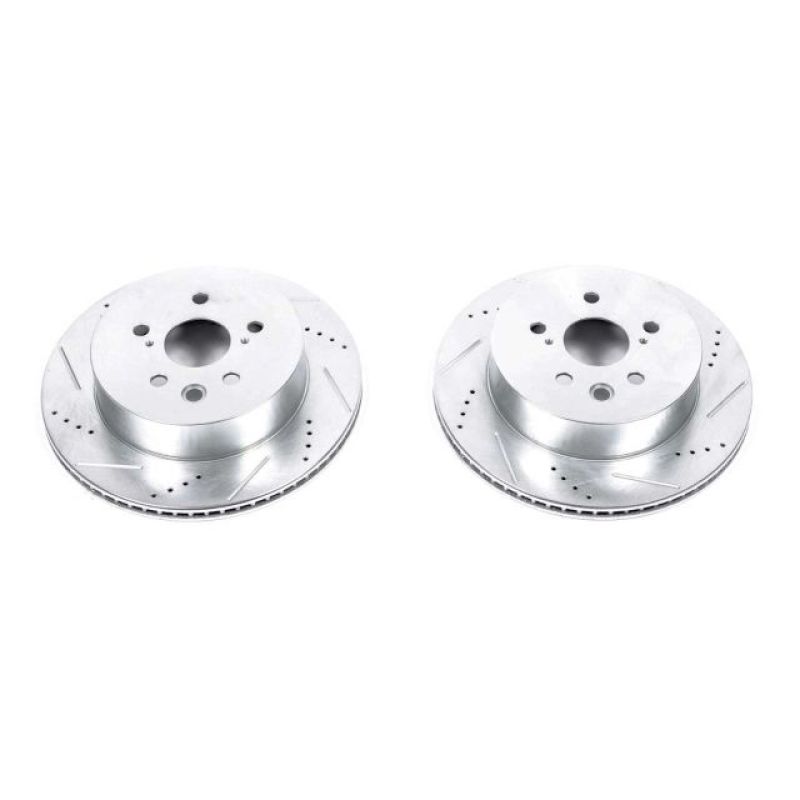 PowerStop fits Lexus GS300 Rear Evolution Drilled & Slotted Rotors - Pair