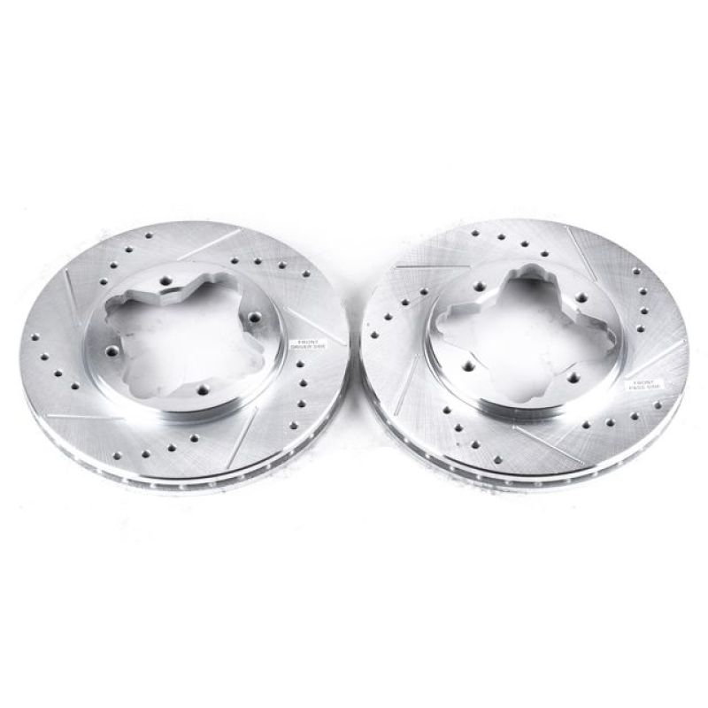 PowerStop fits Acura CL Front Evolution Drilled & Slotted Rotors - Pair