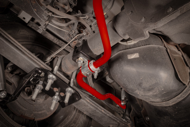 UMI Performance 6580-R 15-24 fits Ford F-150 1in Solid Rear Sway Bar - Red
