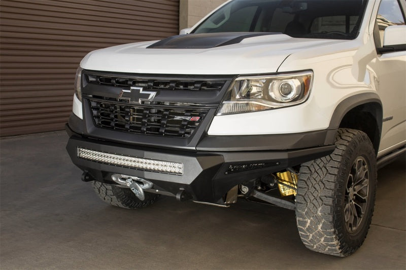 Addictive Desert Designs F371202740103 fits Chevy 17-18 Colorado Stealth Fighter Front Bumper w/ Winch Mount