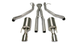 CORSA Performance 14189 Corsa 2005-2006 fits Pontiac GTO 6.0L V8 2.5in Sport Cat-Back + XPipe Exhaust Polished Tips