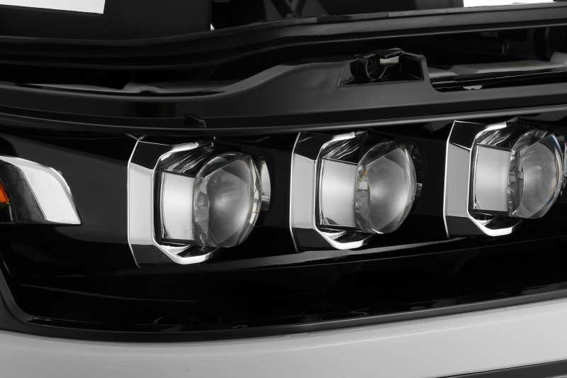AlphaRex  880516 fits Ram 19-20 1500HD NOVA LED Proj Headlights Plank Style Glos