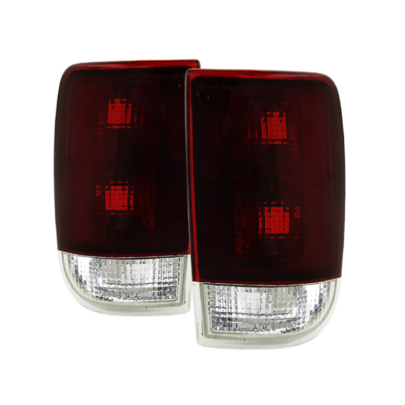 9030529 Xtune fits Chevy 95-05 Blazer OE Style Tail Lights Red Smoked ALT-JH-C
