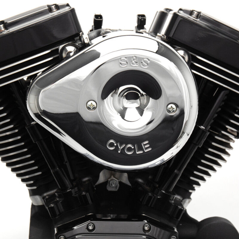 S&S Cycle 170-0768 1999+ BT w/ Super E/G Carb Stealth Air Cleaner Kit w/ Chrome
