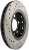 Stoptech 127.33069L Slotted & Drilled Sport Brake Rotor