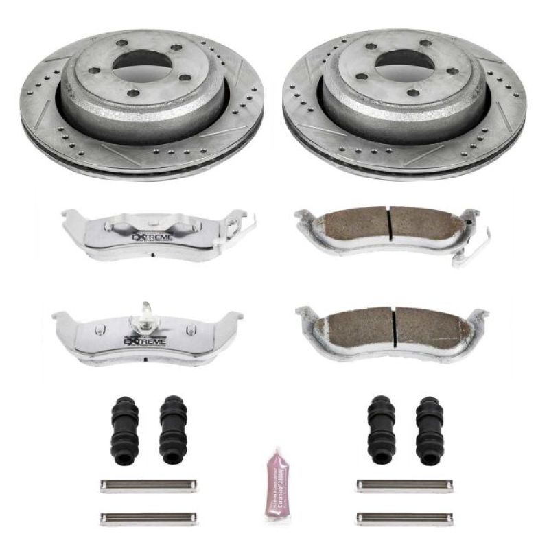 PowerStop K6181-26 10-11 fits Ford Ranger Rear Z26 Street Warrior Brake Kit