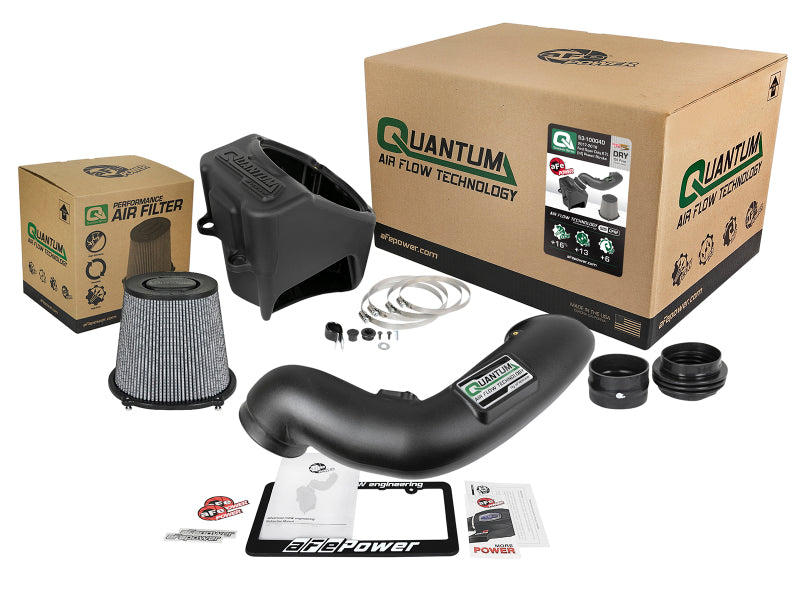 AFE 53-10004D m Pro DRY S Cold Air Intake System 17-18 fits Ford PowerStroke V8