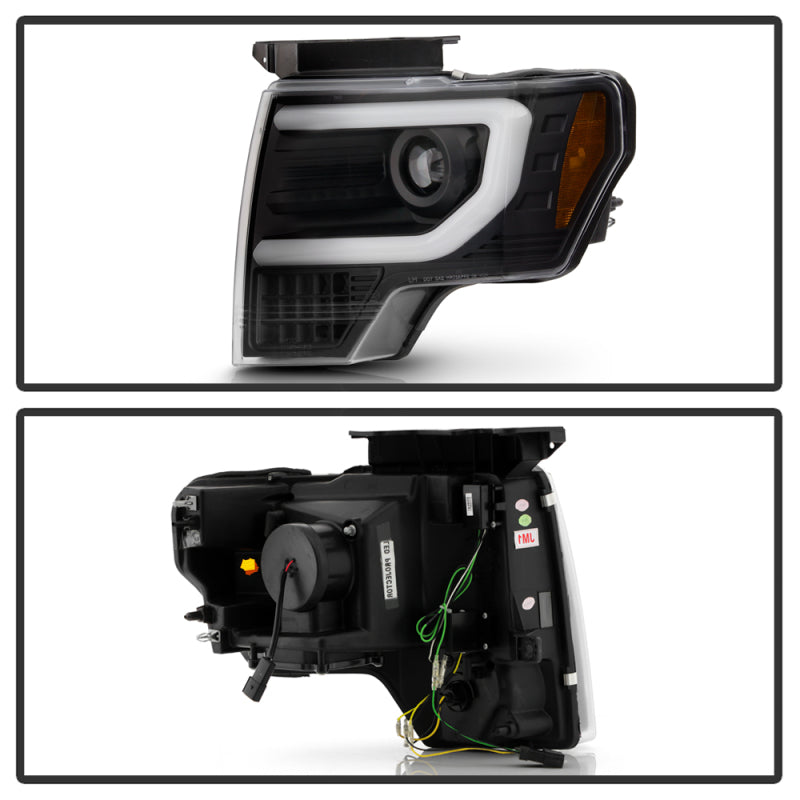 Spyder 5087584 fits Ford 13-14 F150 Xenon Model Only Light Bar Projector Headli