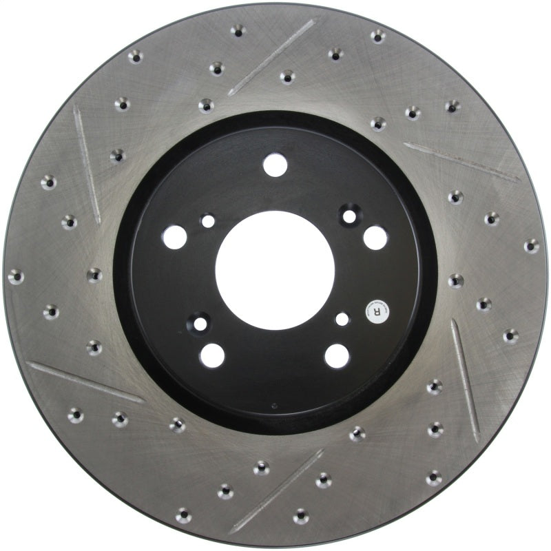 Stoptech 127.40062R 04-08 fits Acura TL (Brembo Caliber) SportStop Slotted & Drilled Right Front Rotor