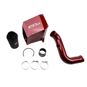 Wehrli WCF100191-RED 2004.5-2005 LLY Duramax 4in Intake Kit with Air Box - Red