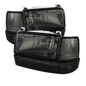 5073143 Xtune fits Ford 92-96 F150/fits Bronco Headlights w/Corner Bumper 6pcs