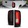 ANZO 311435 fits GMC 15-21 Canyon Full LED Tail Lights w/ Red Lightbar Black Housing Smoke Lens