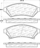 Stoptech 305.1075 Street Select Brake Pads