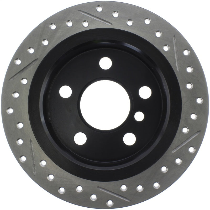 Stoptech 127.34159R 14-15 Mini Cooper Base Slotted & Drilled Rear Right Rotor