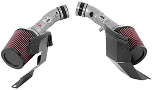 K&N Engineering 69-7082TS K&N 07-08 G35 Dual Silver Typhoon Short Ram Intakes