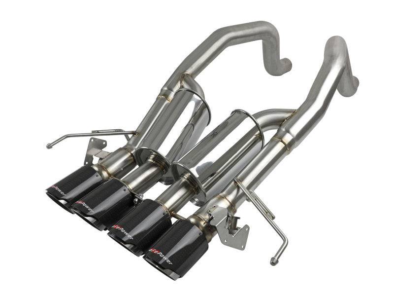 AFE 49-34082-1C rce XP Axle Back 304SS Exhaust w/ Carbon Fiber Tips 15-19 fits