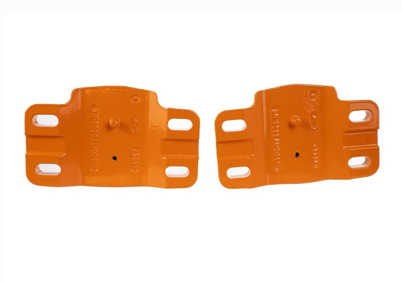 fits Ford Racing M-18954-BO 2021+ Bronco Front Bumper Tow Hooks - Orange (Pair)