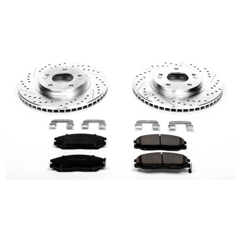 PowerStop K5250 fits Hyundai 01-06 Santa Fe Front Z23 Evolution Sport Brake Kit