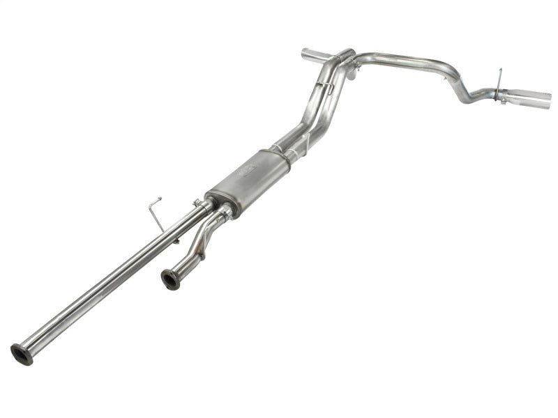 AFE 49-46014-P rce XP 2-1/2in to 3in 409 SS Cat-Back Exhaust w/ Polished Tips 1