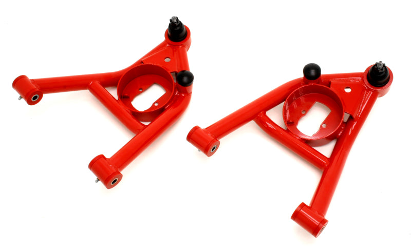 BMR AA016R A-Body Non-Adj. Lower A-Arms (Polyurethane) - Red