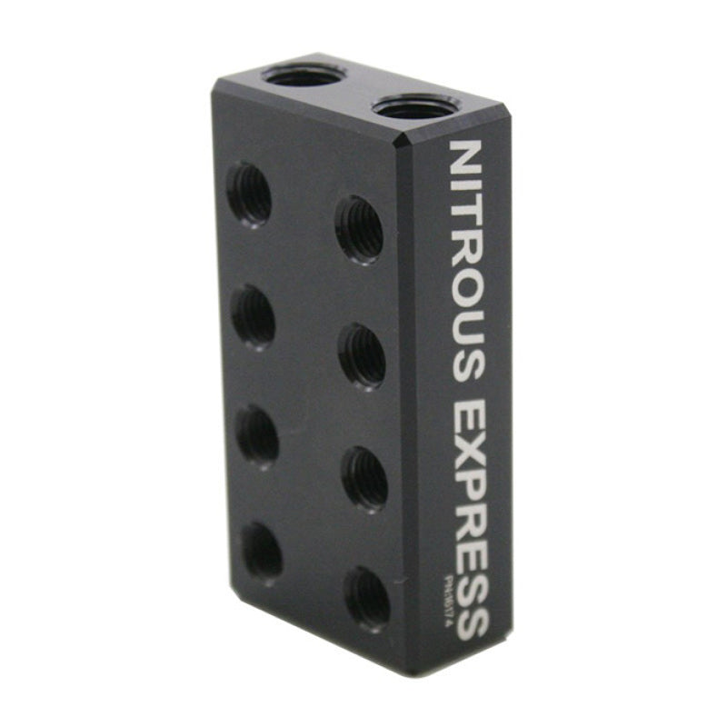 Nitrous Express 16174 2 Inlet 16 Outlet Nitrous/Fuel Distribution Block