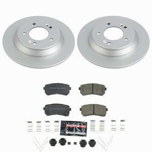Power Stop 18-23 Hyundai Kona Rear Z23 Coated Brake Kit