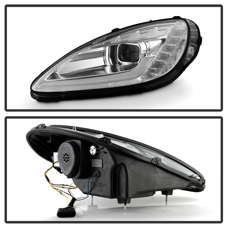 Spyder 5087928 05-13 fits Chevy Corvette C6 Projector Headlights Seq LED Turn S