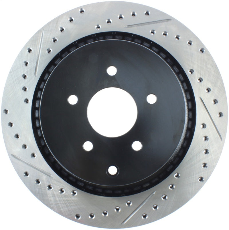 Stoptech 127.42105R 09 Infiniti FX50 SportStop Slotted & Drilled Rear Right Rotor