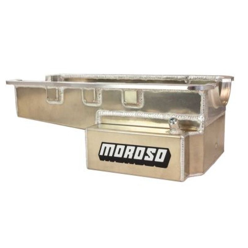 Moroso 20537 fits Ford 89-30 22 Road Race Baffled Front Sump 8in Deep Aluminum O
