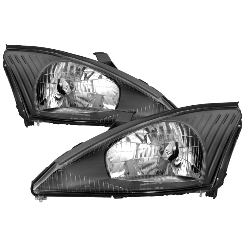 xTune 9037290 fits Ford Focus 00-04 OEM Style Headlights - Black HD-JH-FFOC00-B