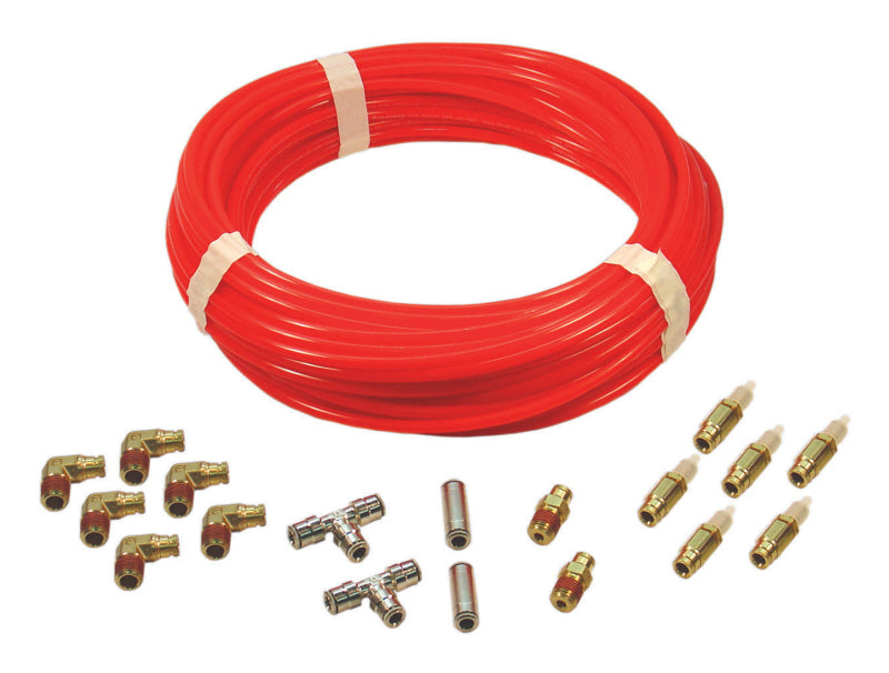 Firestone 2395 Dealer Fitting Pack 3 (6) Valves / Fittings / 100ft. Air Line Tubing (WR17602395)