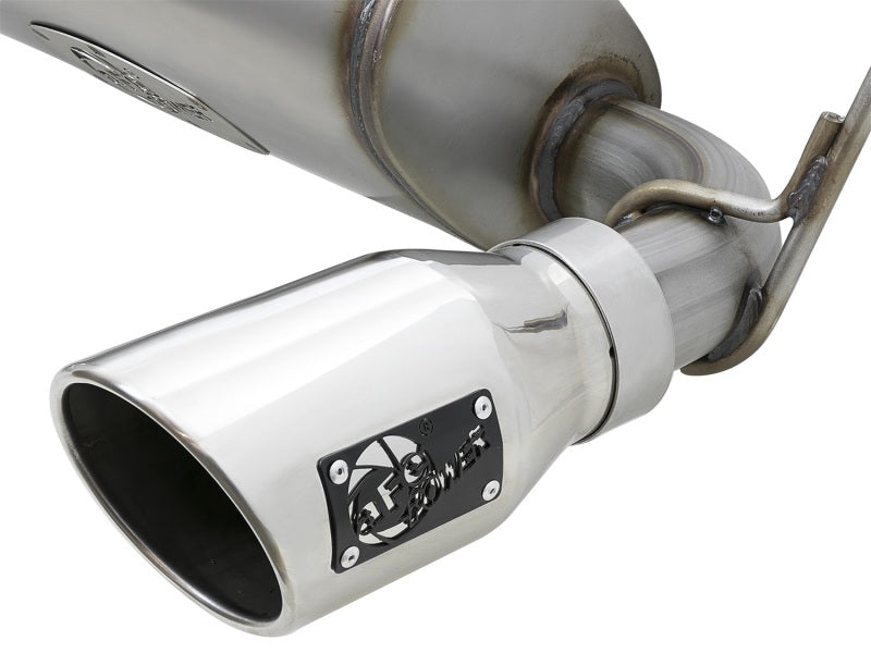AFE 49-48061-P Series 2.5in 409 SS Axle-Back Exhaust w/Polished Tips 07+ fits J