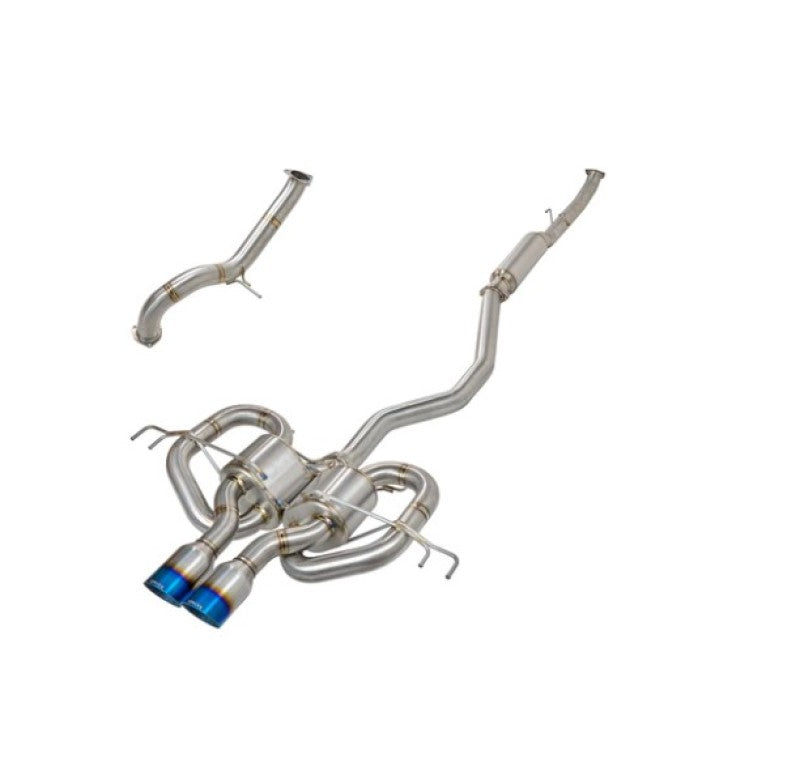 Remark RK-C2076H-01LT fits Honda 17-21 Civic Type-R (FK8) Sports Touring Titanium Catback Exhaust w/ Front Pipe