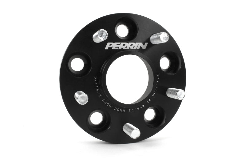 Perrin PHP-WHL-020BK 17-18 fits Honda Civic Si 64.1mm Hub 5x114.3 20mm Wheel Spacers (One Pair)