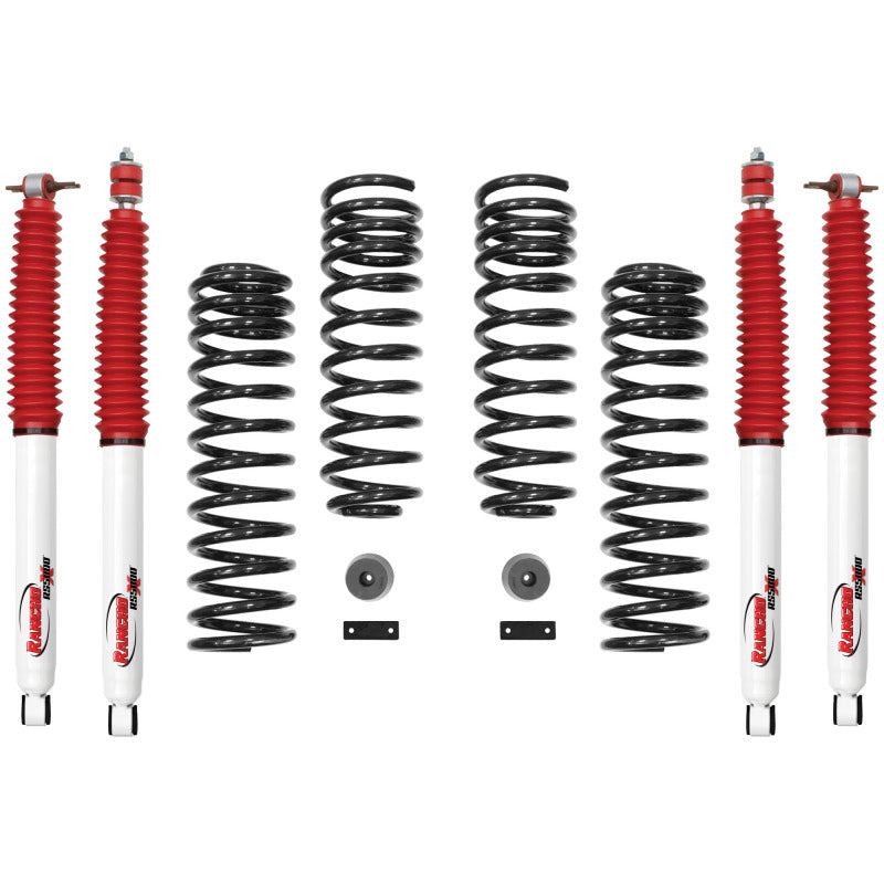 Rancho RS66119BR5 07-17 fits Jeep Wrangler Front and Rear Suspension System - Master Part Number / One Box
