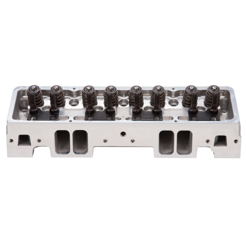 Edelbrock 61255 Cylinder Head Victor Jr fits SBC 23 Deg 220cc Complete for Hydraulic Roller Cam