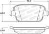 Stoptech 308.1314 Street Brake Pads - Rear