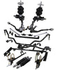 Ridetech 12090297 64-66 fits Ford Mustang Complete Air Suspension System w/ Pin Spindles