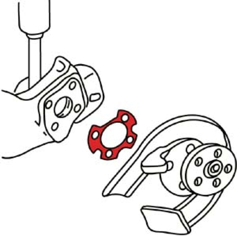 SPC Performance 71531 99-05 fits VW Golf/Jetta/00-06 Audi TT Nylon Positive Camber Shim (1.0deg.)