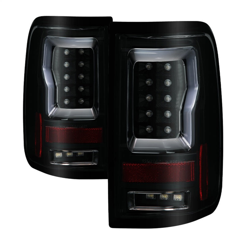 Spyder 5084187 fits Ford 04-08 F150 Styleside Tail Light V2 - LED - Black Smoke
